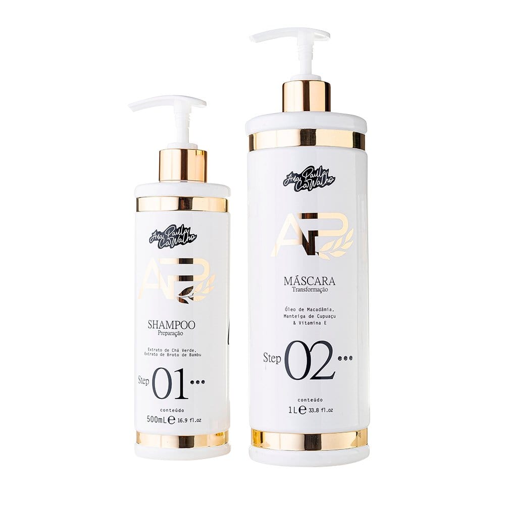 Ana Paula Liso Lambido Smoothing Treatment Kit 500ml + 1 Liter - brazilmulticosmetics