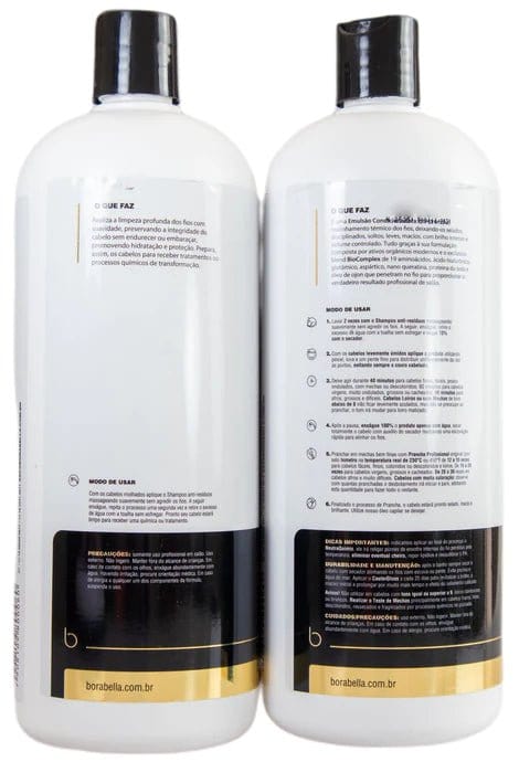 Borabella No More Crying Smoothing Treatment Kit 1 Liter - brazilmulticosmetics