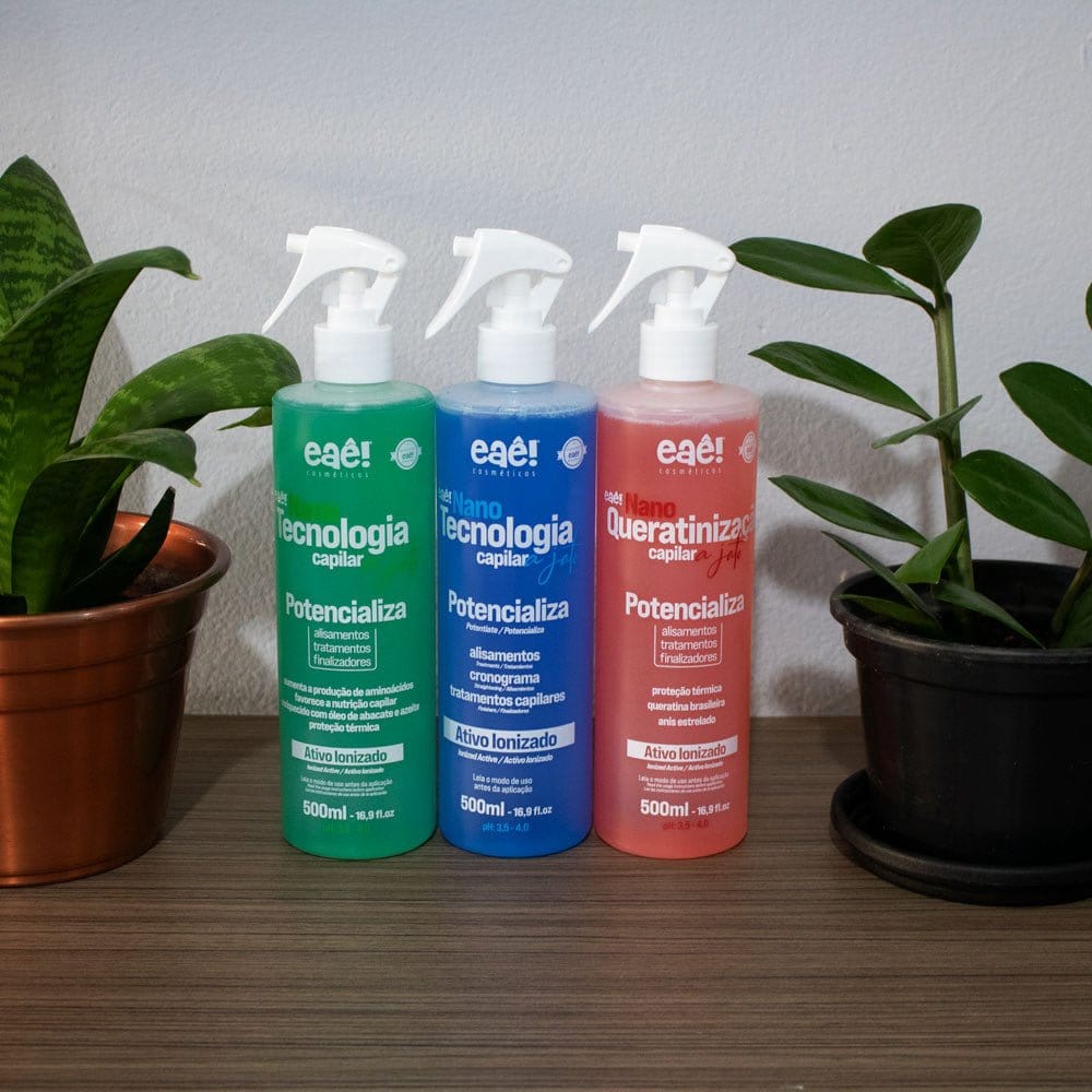 Eaê Hair Nanotechnology Jet Kit - 3 Boosters - brazilmulticosmetics