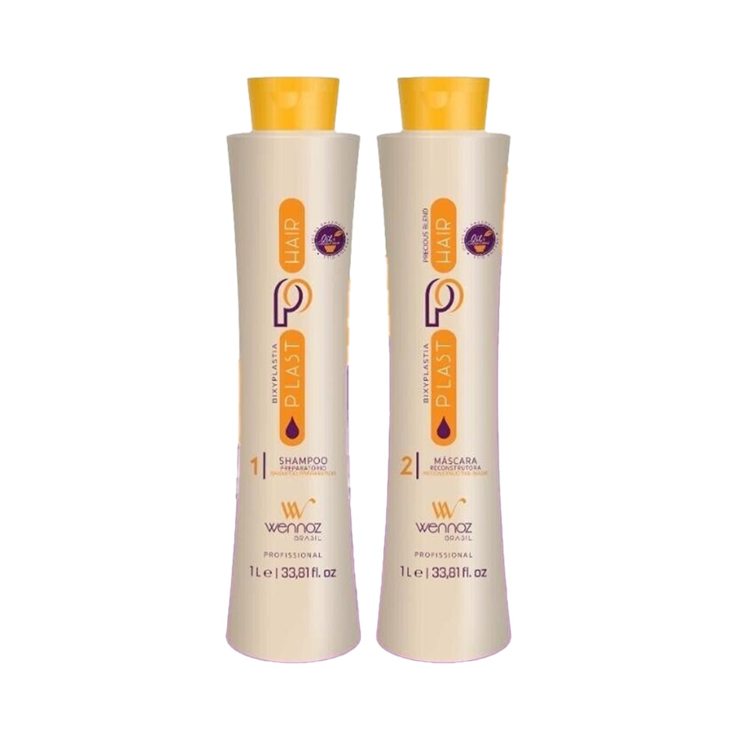 Wennoz Bixyplastia Kit de traitement lissant à la kératine 1 litre