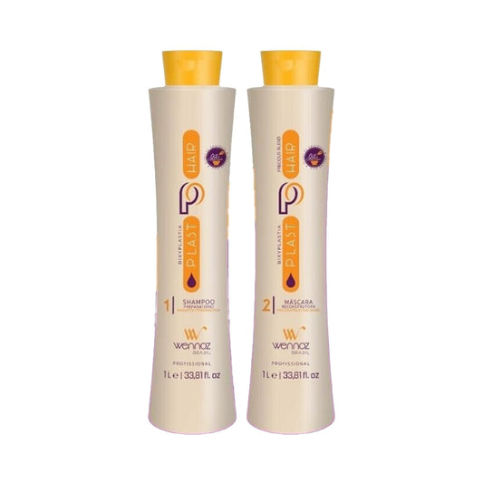 Wennoz Bixyplastia Kit de traitement lissant à la kératine 1 litre